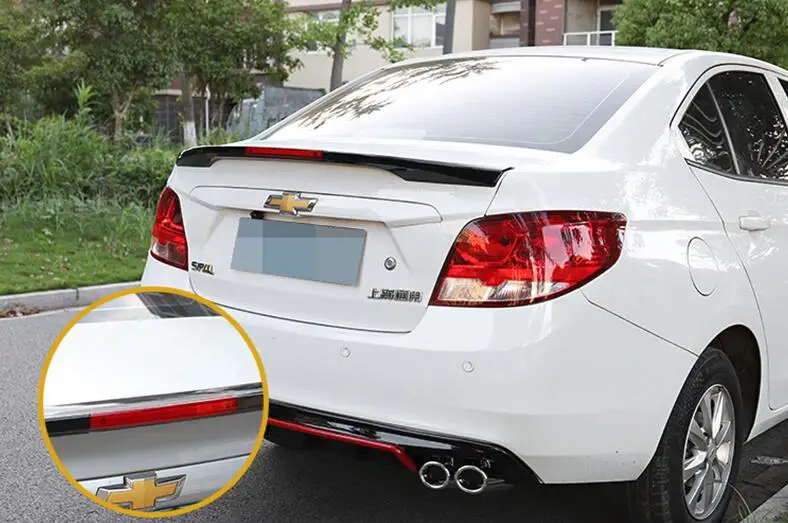 Спойлер для Chevrolet SAIL 2016 2019SAIL цветной задний спойлер FGK из АБС пластика