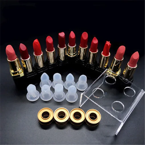 12 1 мм Силиконовые формы для нанесения помады блеска губ 6 видов форм держатель