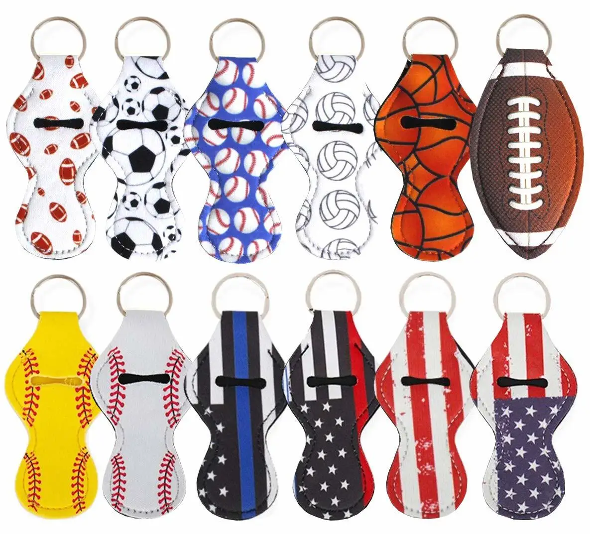 Держатель Chapstick брелок неопреновый бальзам для губ держатель ключей легкий