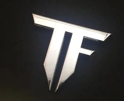 silver Супер качество TF буквы бар трансформаторы цинковый сплав автомобильный Стайлинг Реконструированный эмблемный знак 3D наклейка автомобильная популярная марка для спортивного автомобиля - Название цвета: silver