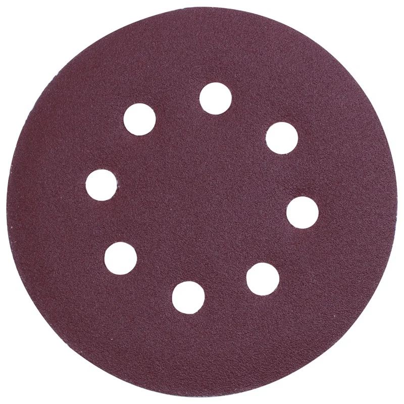 

50Pcs 125Mm Orbital Sander Sandpaper Discs 40,60,80,100,120G Grit Sanding New
