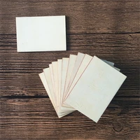 10x blank wood business card name card unfinished wood plaque diy materials