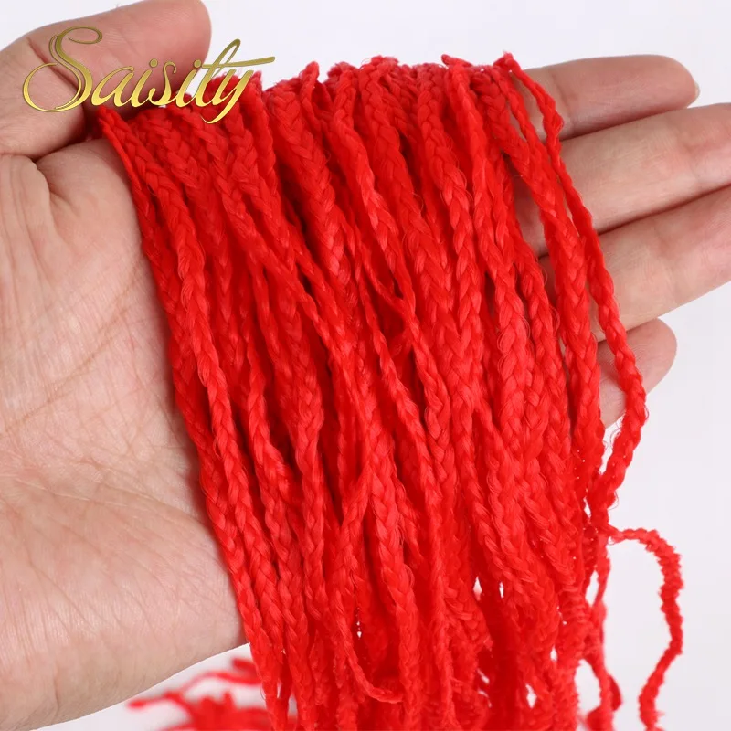 Saisity Zizi Box косички цветные синтетические волосы для наращивания 28-дюймовые серые