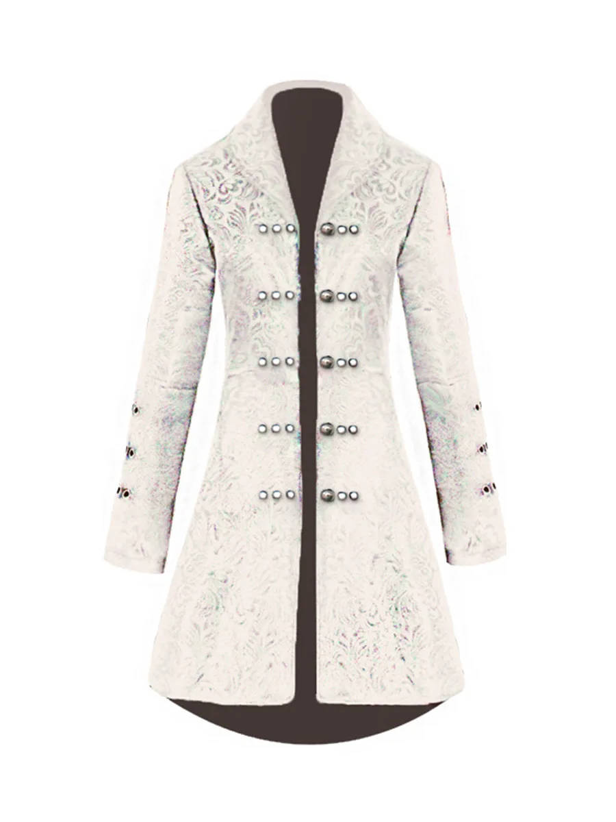 Винтажный Длинный плащ женское длинное пальто с цветочным принтом на шнуровке