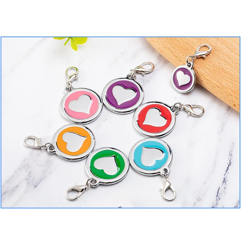 Персонализированные Бирки Для домашних животных 25 мм с гравировкой жетоны для