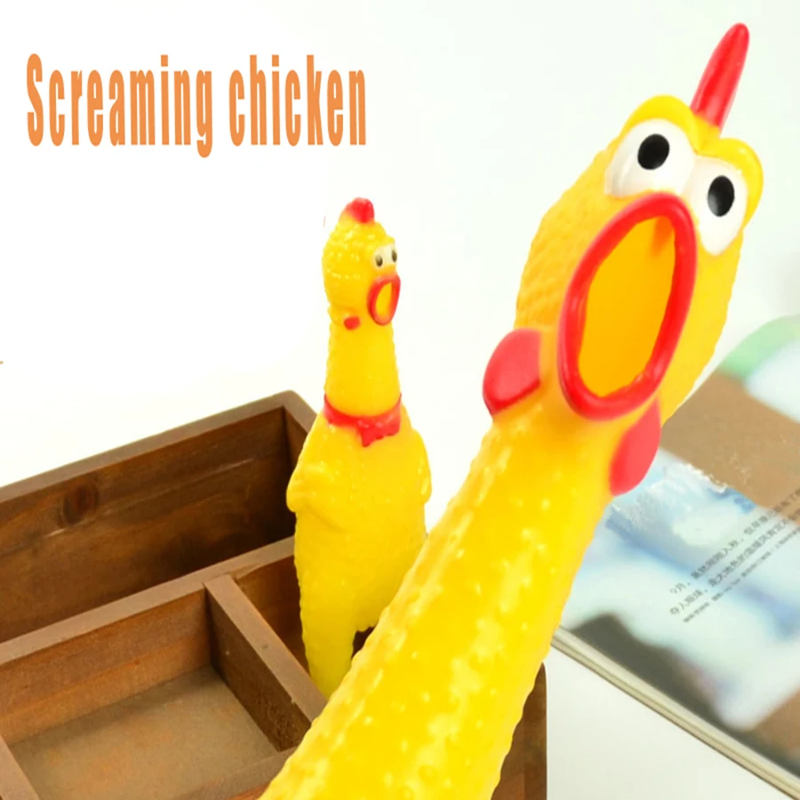 Маленький звук резиновые игрушки для собак кричащая курица мягкая скрипучая
