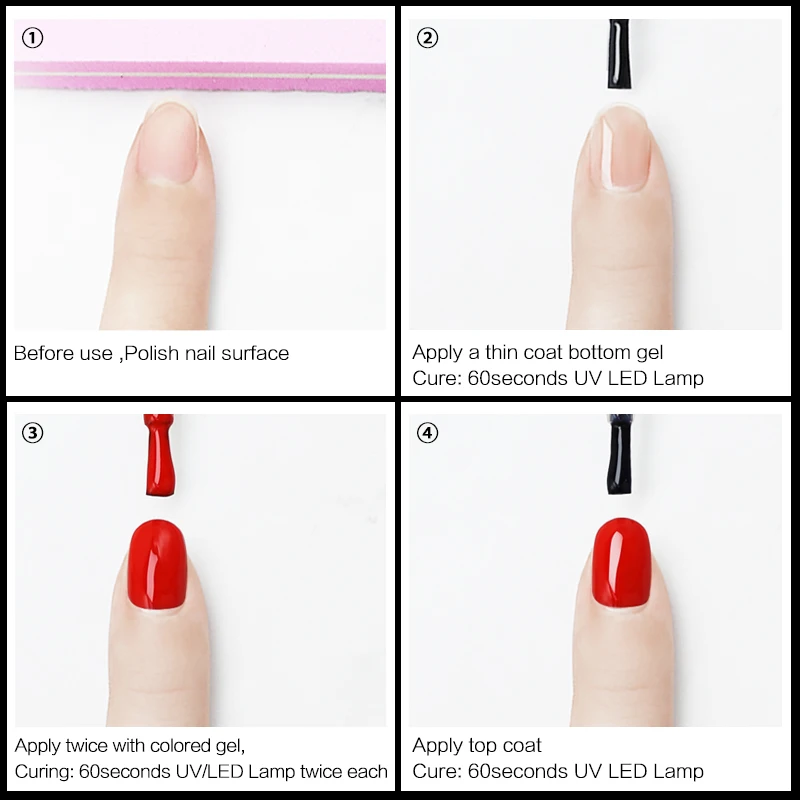 NAILCO 15 мл Верхний слой и базовое Покрытие Художественный дизайн УФ гель лак для