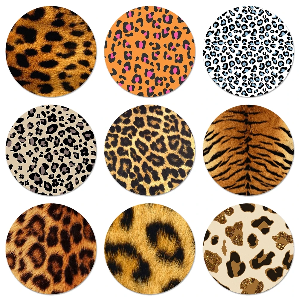 58 мм модные значки с тигром и леопардовым принтом в виде пантеры украшения броши