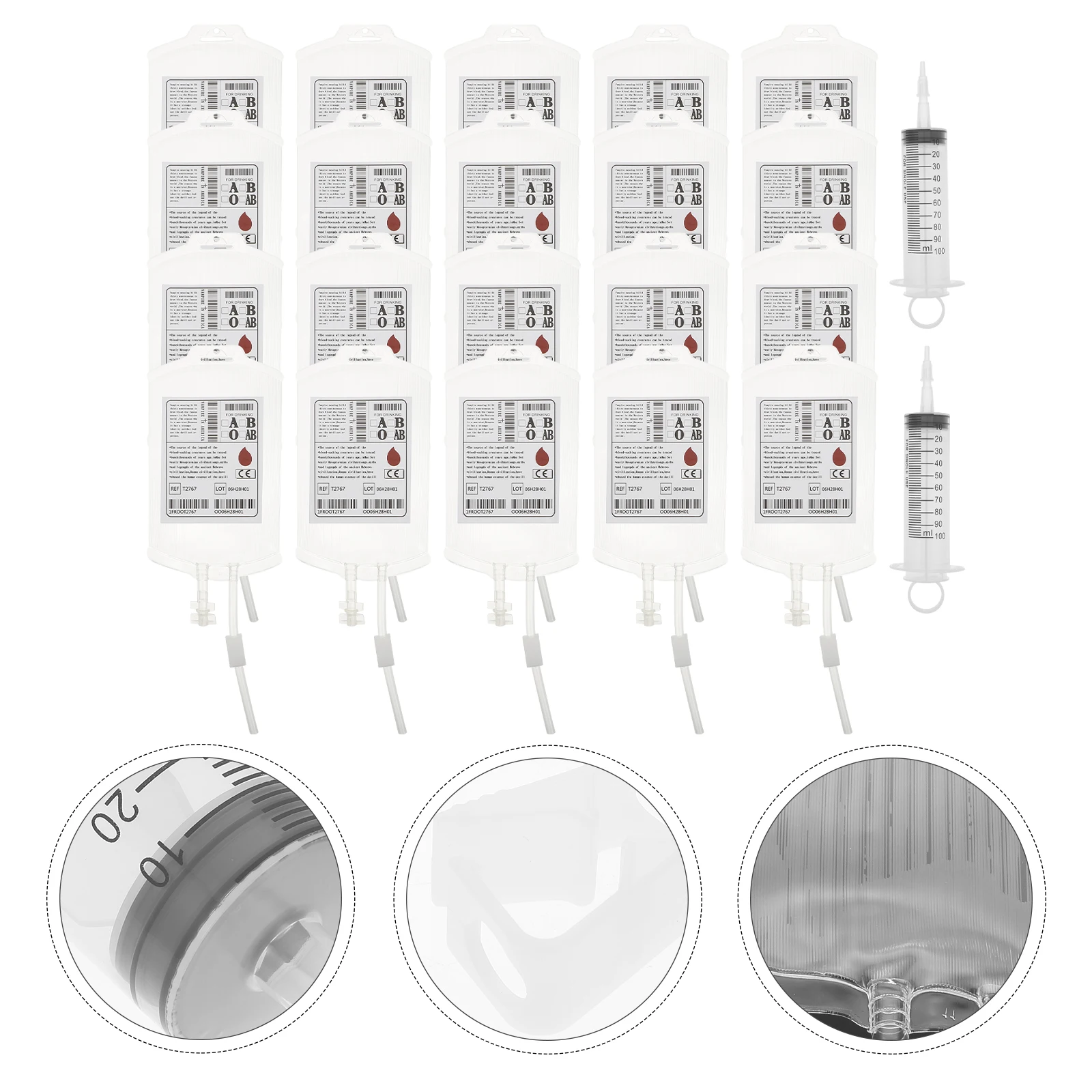 20 комплектов пластиковые пакеты для напитков | Дом и сад