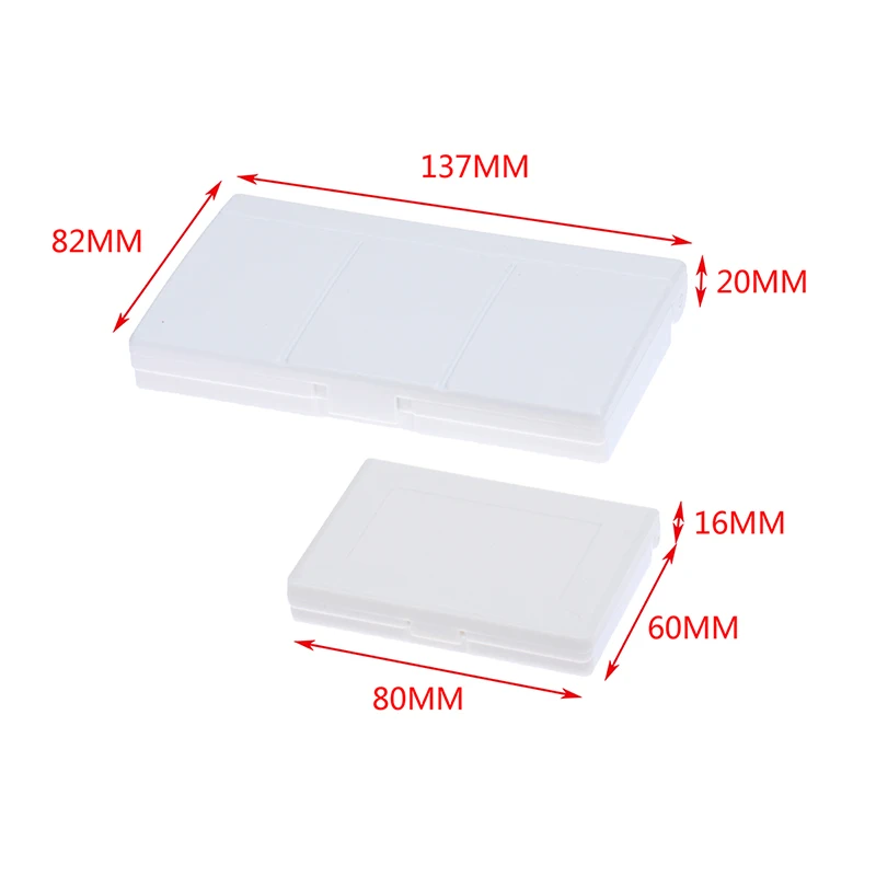 

1PC Color Storage Box Watercolor Palette Empty Palette Painting Tray Box For Rectangular Plastic Acrylic Paints Art Supplies