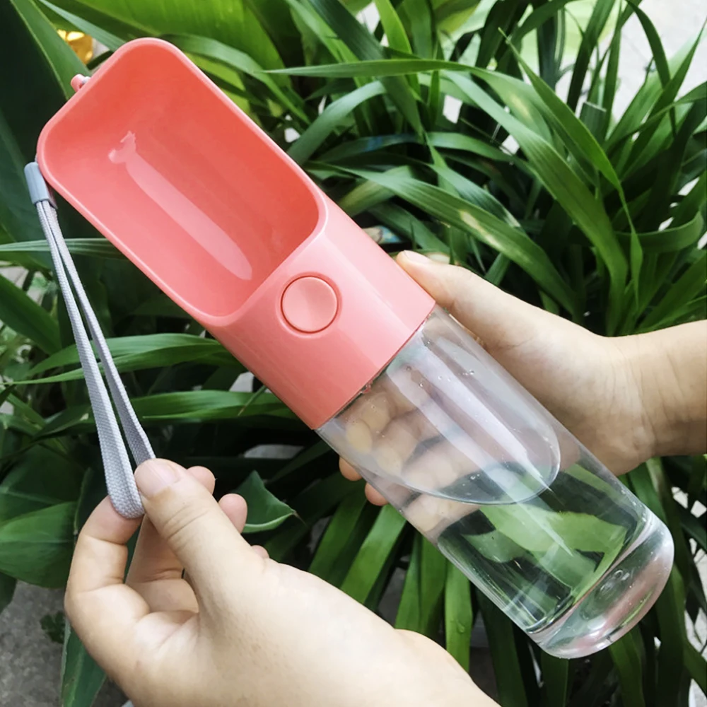 Портативная бутылка для воды собак всех путешествий щенков кошек питьевая чаша