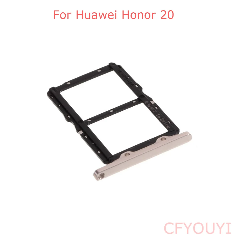 Держатель лотка для sim карт Huawei Honor 20 Замена части 20|Шлейфы мобильных телефонов| |