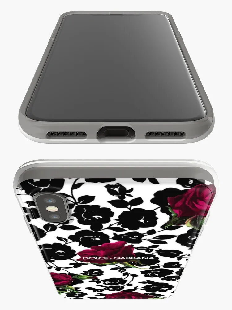 Cedol цветочный прозрачный чехол для Apple iphone X XSMAX XR чехол для iphone 6 6s 5 5S Coque iphone 7 8 чехол для iphone xr чехол