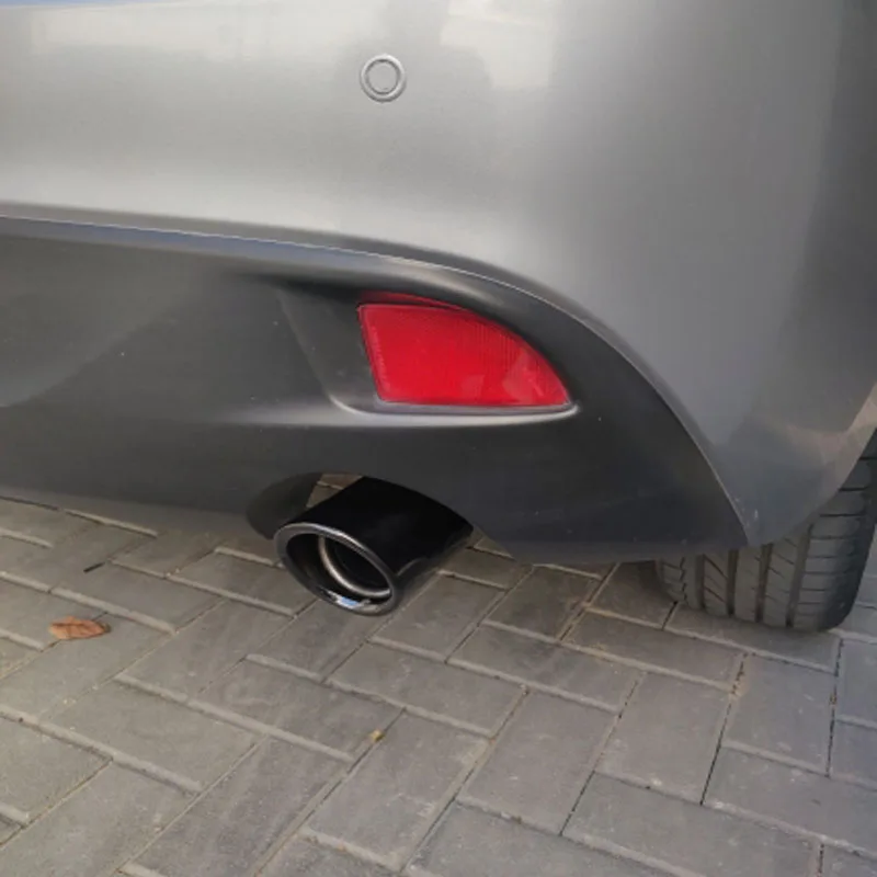 Для Mazda 3 Мазда 3 хэтчбек модель аксессуары из углеродного волокна глушитель выхлопной трубы