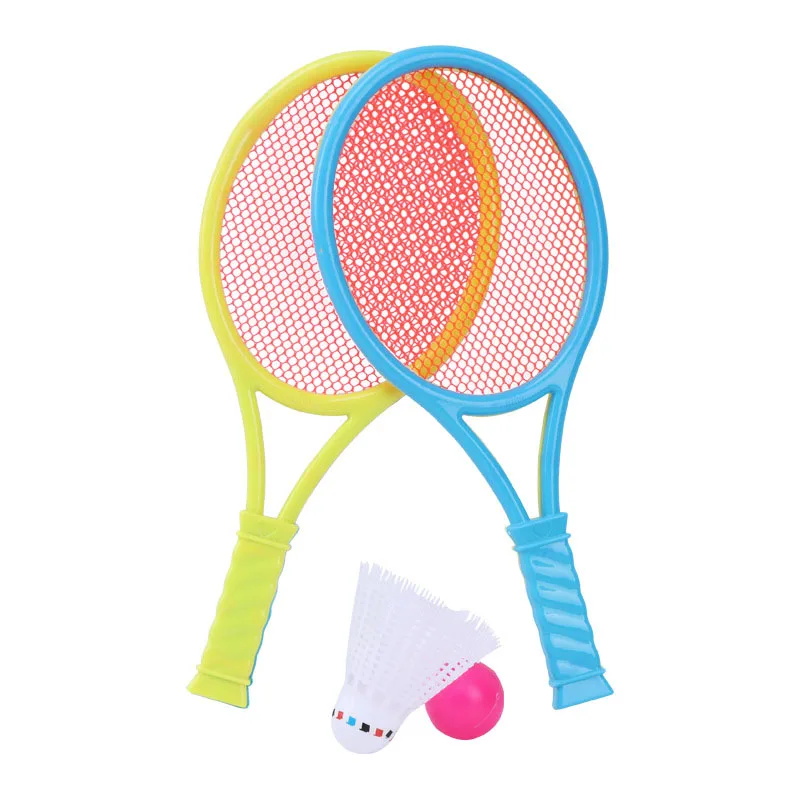 Badminton Tennis Rackets Balls Set Children Kids Outdoor Parent-Child Sports Educational Game Toys for | Игрушки и хобби