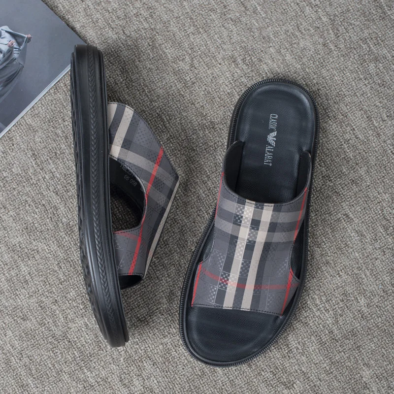 

Sandals Men's Summer New Style Simple Non-slip Waterproof Wear-resistant Fashion Casual Comfortable Beach Shoes Casual Shoes Men