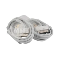 10pcs 30 pin usb cable top aaaa quality 1m data sync charger cabo for phone 4 4s 3g 3gs for pad 3 2
