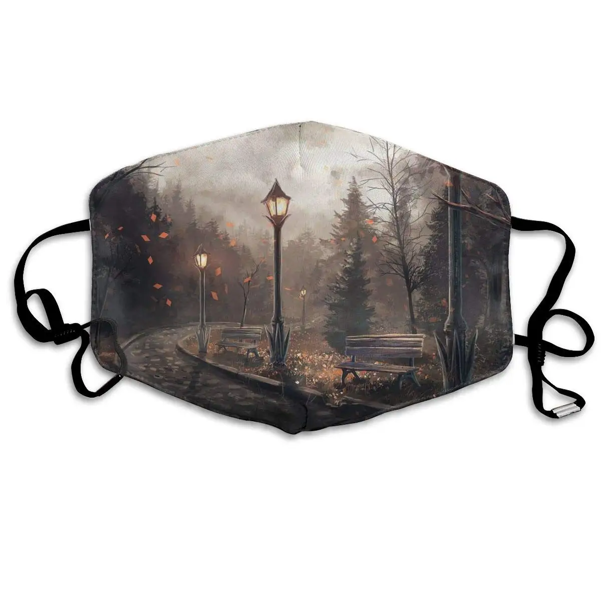 Парка скамейка Анти Пыль Половина лица рот маска Унисекс Хлопок Теплый Мода