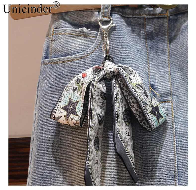 

Unicinder Two Piece Set Women Chic Retro Print Patchwork Short Sleeve Cotton Tshirt and Tassel Irregular Long Denim Skirts Suits