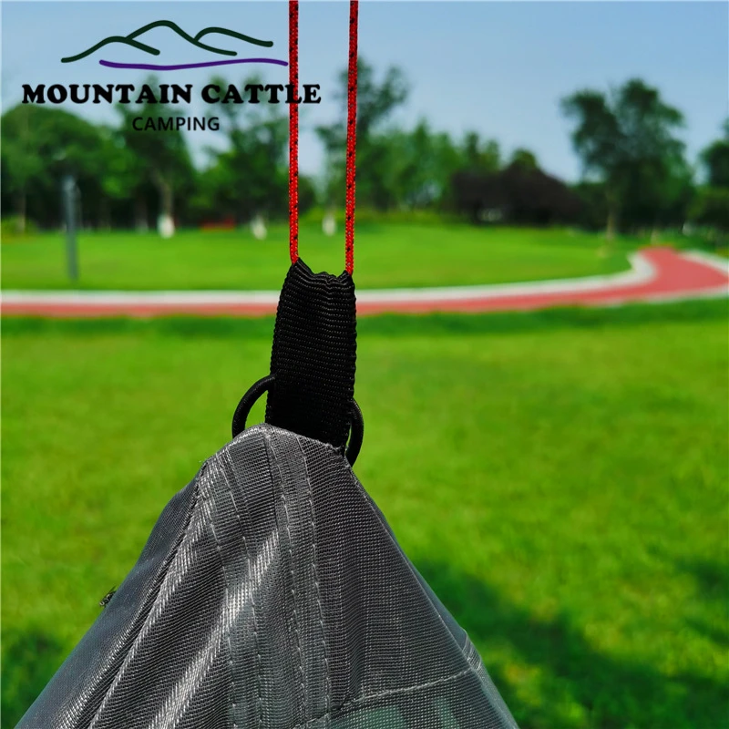 

Ultralight Inside Pyramid Tent Rodless Camping Teepee Inside Tent Outdoor Portable Backpacking Summer Mesh Tent 220*85*140cm