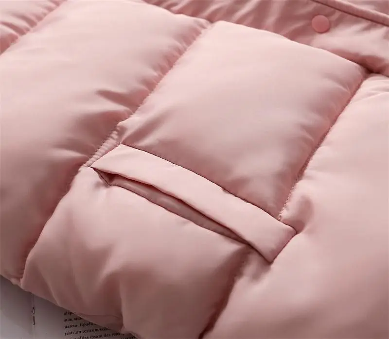 2021 зимний хлопковый пуховой жилет Женский Свободный модель 3XL куртка с хлопковой