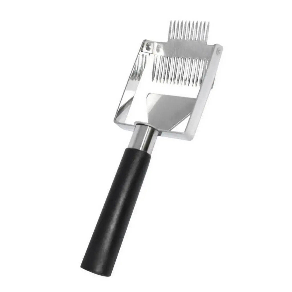 

Honey Uncapping Fork Honey Scraper with Plastic Handle Beekeeping Equipment Tool