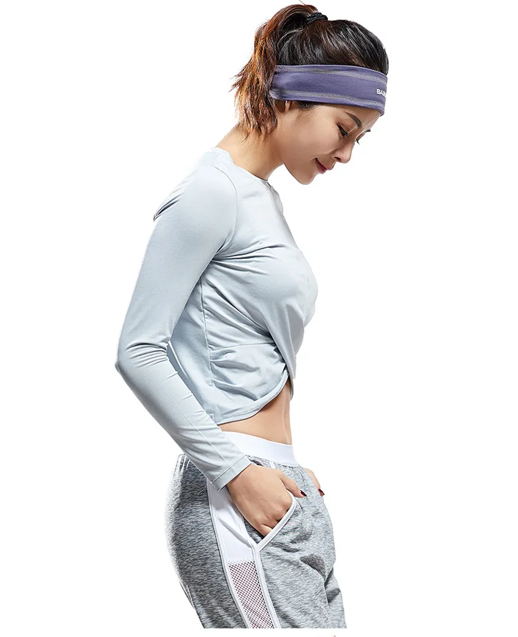 Новинка 2019 Сексуальная футболка быстросохнущая рубашка для бодибилдинга йоги