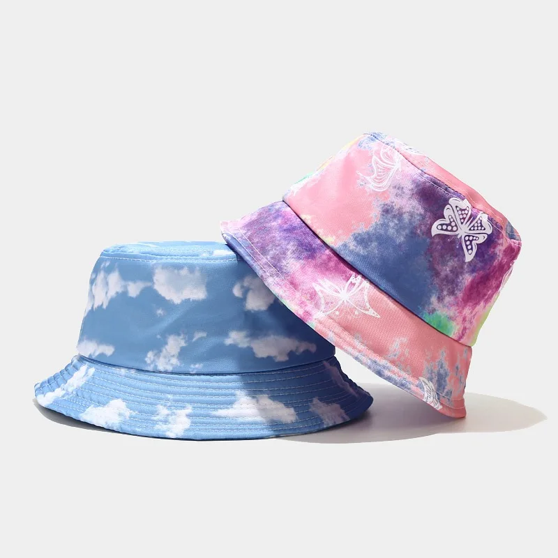 2020 New Chinese Dragon Bucket Hat Cloud Chapeau Fashion Fishing Printed Fire Bob Caps Women Men Panama Summer Sun Cap | Аксессуары для