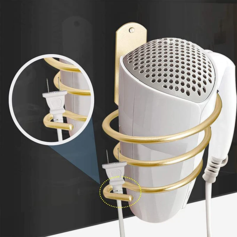 Botique ванная комната без Дырокол фен кронштейн для ухода за волосами инструмент