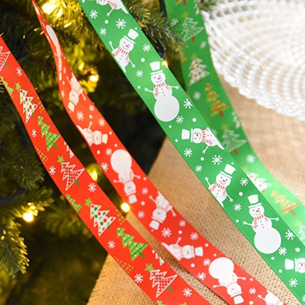 2 м рождественские корсажные ленты Санта-Клаус елка лента с рисунком DIY Девушки