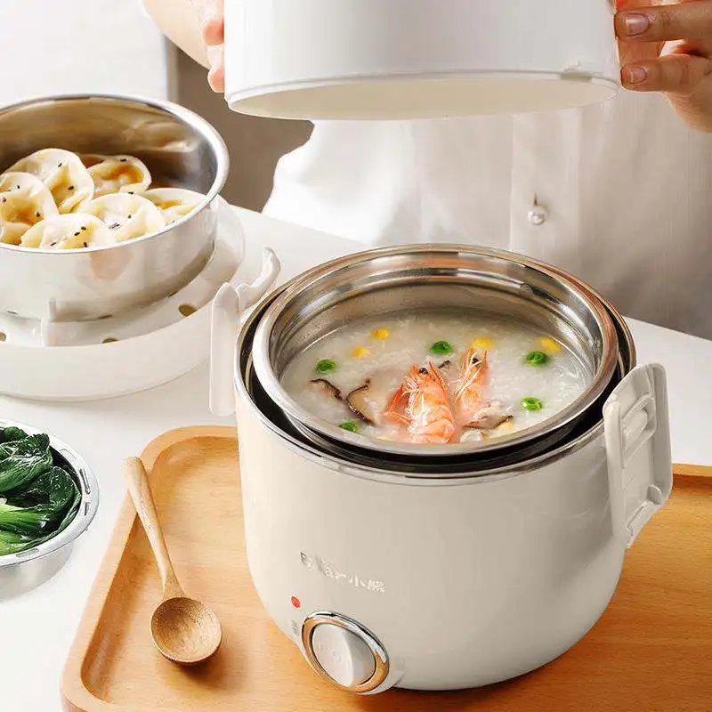 Мультиварка электрическая портативная из нержавеющей стали 220 В 2 л 600