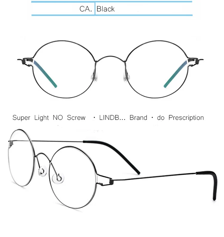 IVSTA Eyewear Titanium Glasses Men 98607 with logo box Prescription Women Round Myopia Optical Frame Denmark Korean