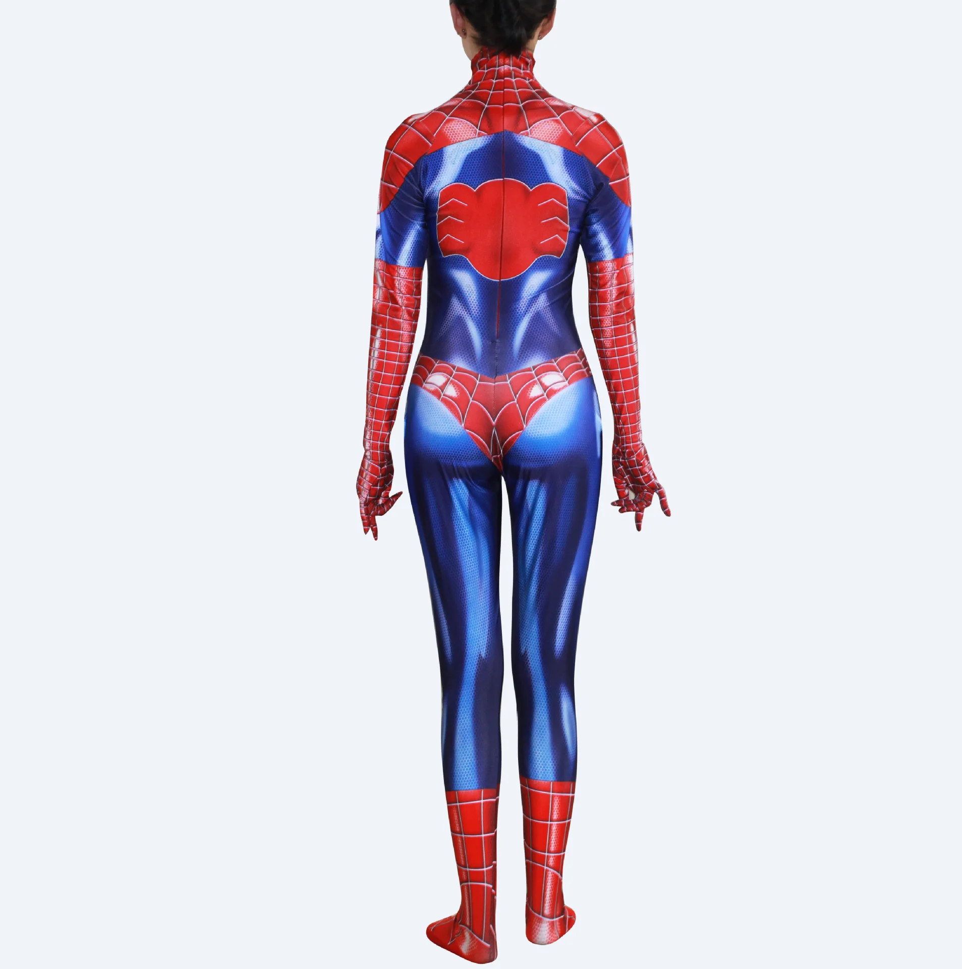 Женский костюм для костюмированной вечеринки 3D из спандекса и лайкры женский комбинезон на Хэллоуин