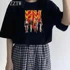 Модная Корейская женская футболка Idol Group ITZY, женская футболка в стиле Харадзюку, уличная одежда, футболка, футболка с графическим принтом