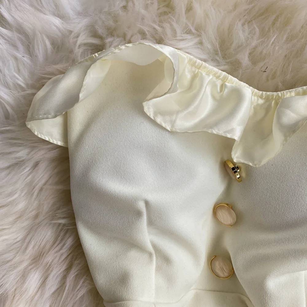 Женское многослойное платье макси с оборками элегантное вечернее прозрачное