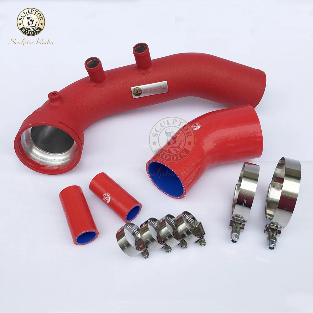 

Intake Turbo Charge Pipe Kit For N54 E82 E87 E88 E90 E92 E93 135i 335i 335xi 335is 335i xdrive air charge pipe 535xi 535i RED