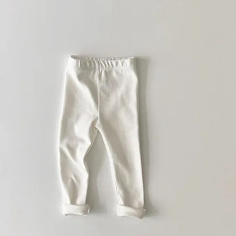 

2020 autumn Korean children clothes new girls Korean fashion cotton pure color slim leisure leggings