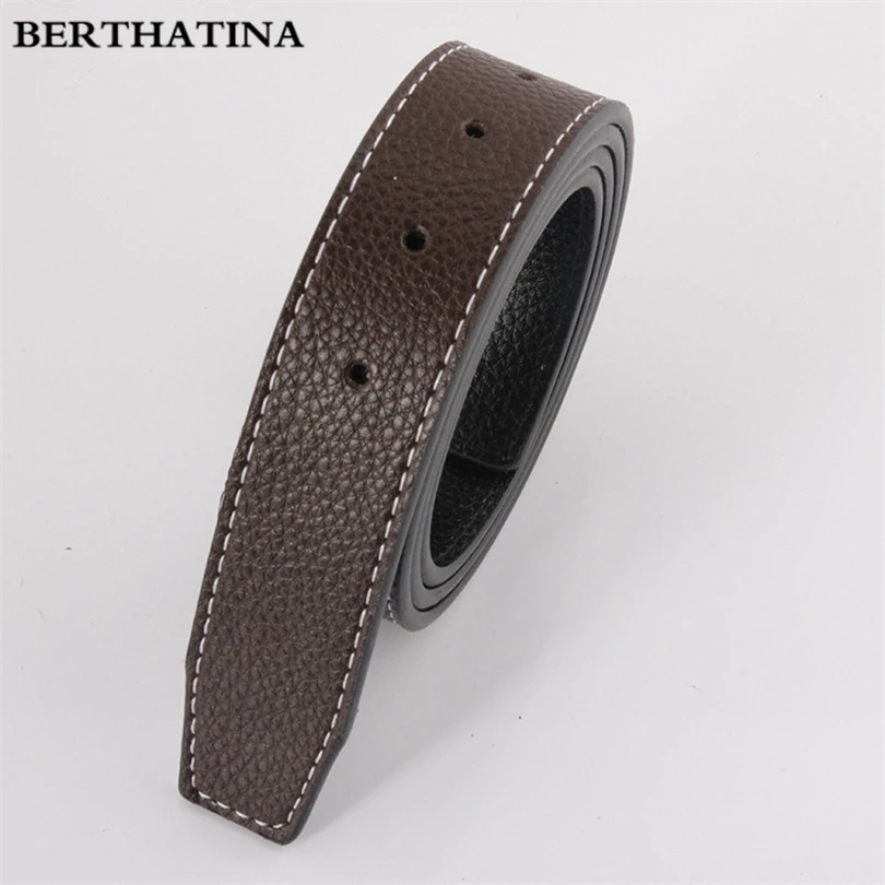 Роскошный ремень без пряжки бренд H мужской высокого качества из натуральной