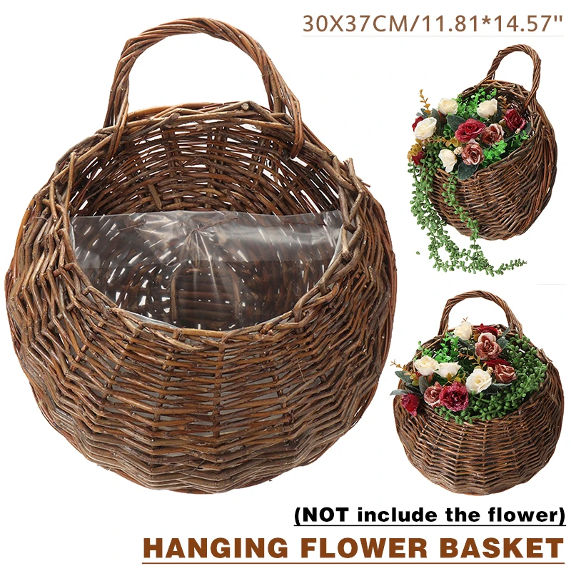 Корзины ручной работы для хранения корзина плетеная из ротанга террасы сада