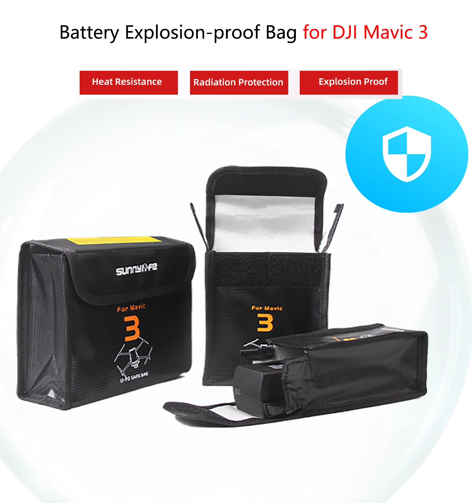 

Взрывозащищенная сумка для аккумулятора DJI Mavic 3