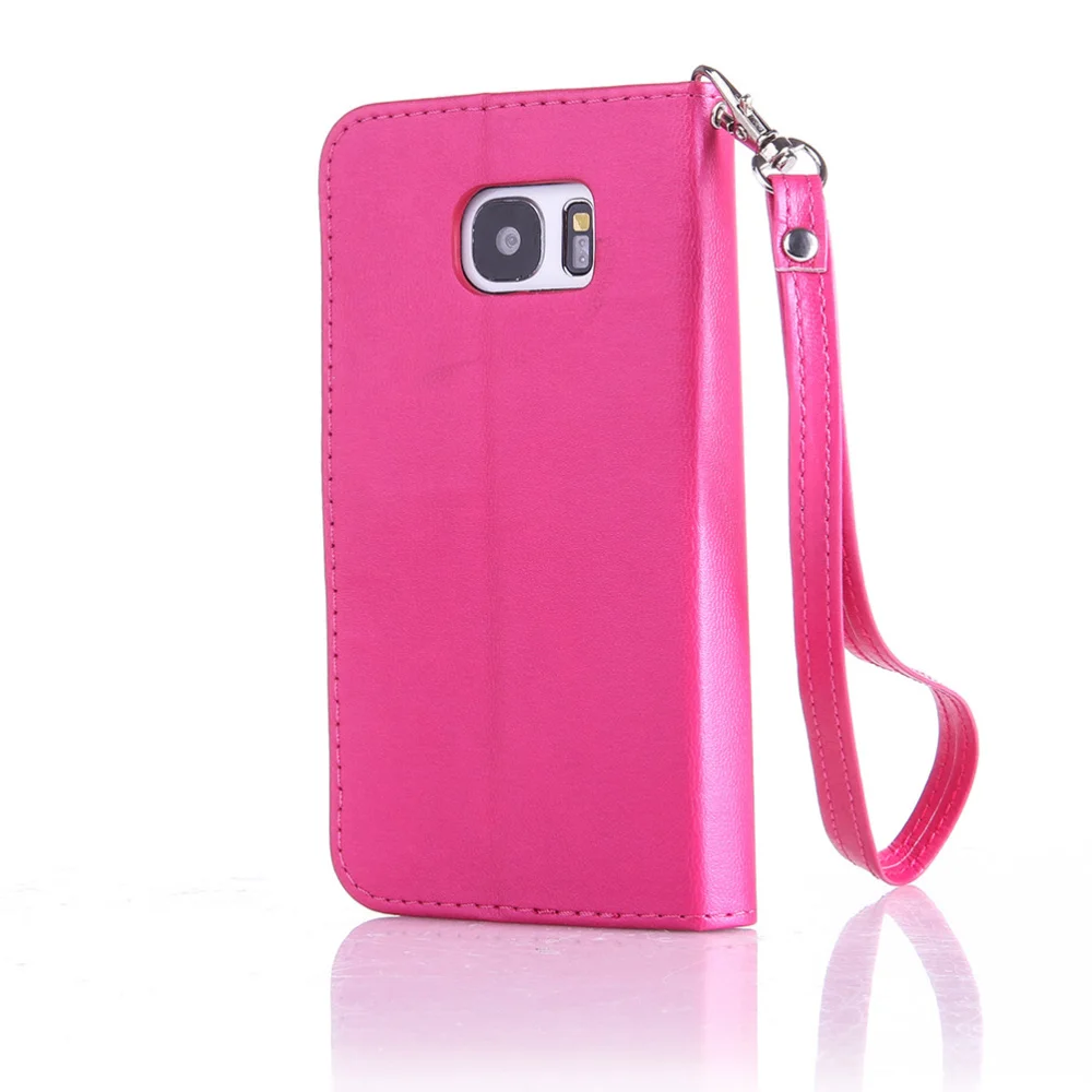 Позолоченный чехол для телефона из искусственной кожи с бабочкой мягкий