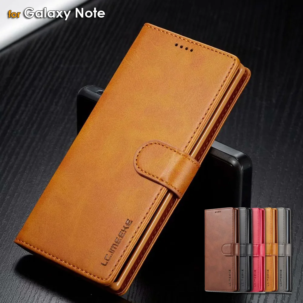 Кожаный чехол для Samsung Galaxy Note 10 9 8 Plus Lite Note9 Note8 Note10 магнитные чехлы книжки с