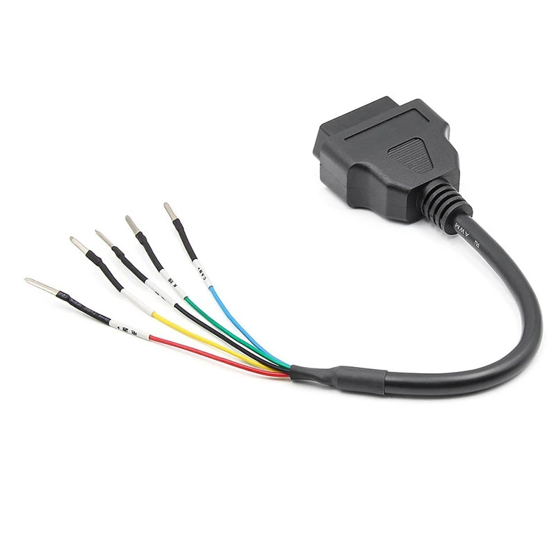 

16 контактный разъем OBD OBD2 женский K линия может линия джемпер тестер соединитель автомобильный диагностический кабель-удлинитель Корд