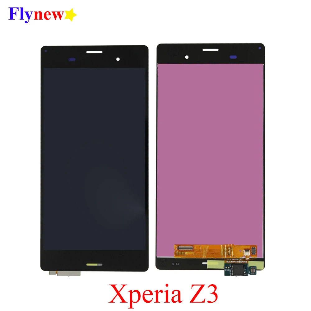 Качество AAA TELA для SONY Xperia панель Z3 D6603 D6633 D6653 L55T двойной ЖК дисплей сенсорный экран