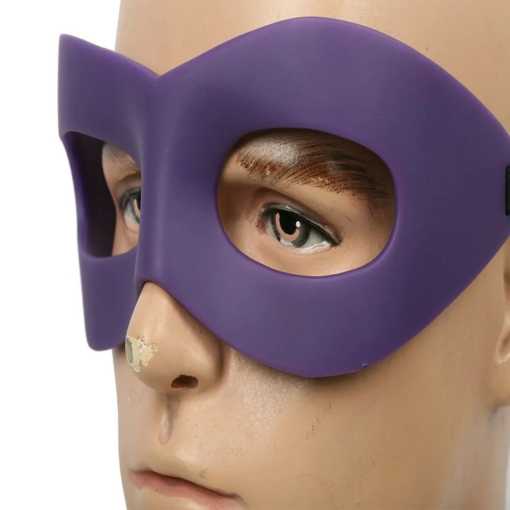 X COSTUME Бэтмен серии комиксов Риддлер Маска Смола Фиолетовый маска Косплей