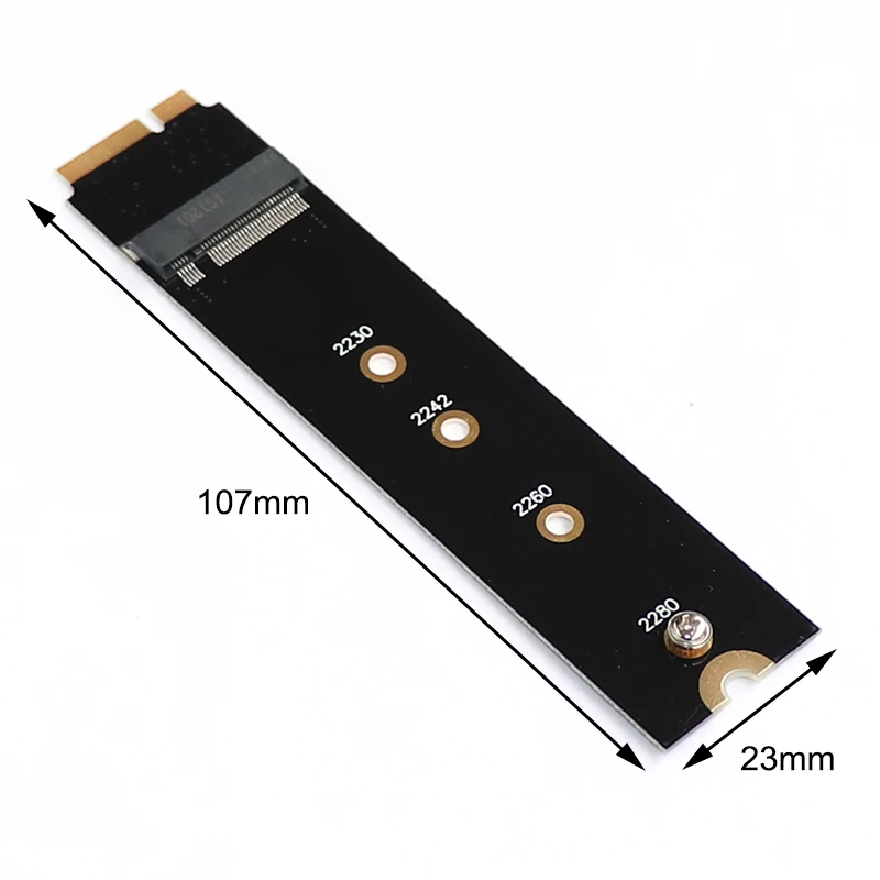 Адаптер M2 M.2 NGFF B KEY 2230 2242 2260 2280 SSD адаптер для Apple 2012 MacBook Air A1465 A1466 | Компьютеры и офис