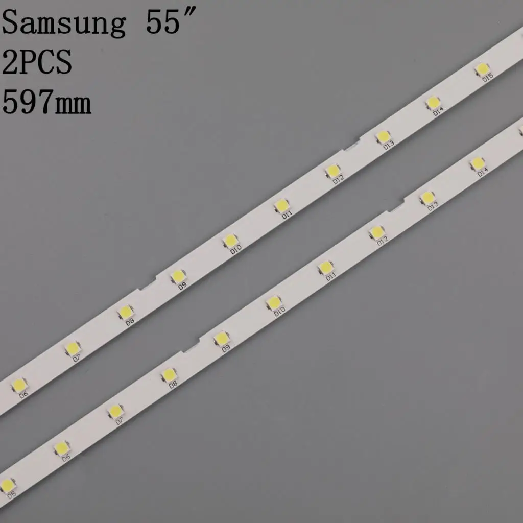 Светодиодная лента для подсветки (2) Samsung UE55NU7100 UE55NU7105 55NU7100 BN96-45913A 46033A STS550AU9 UE55NU7170