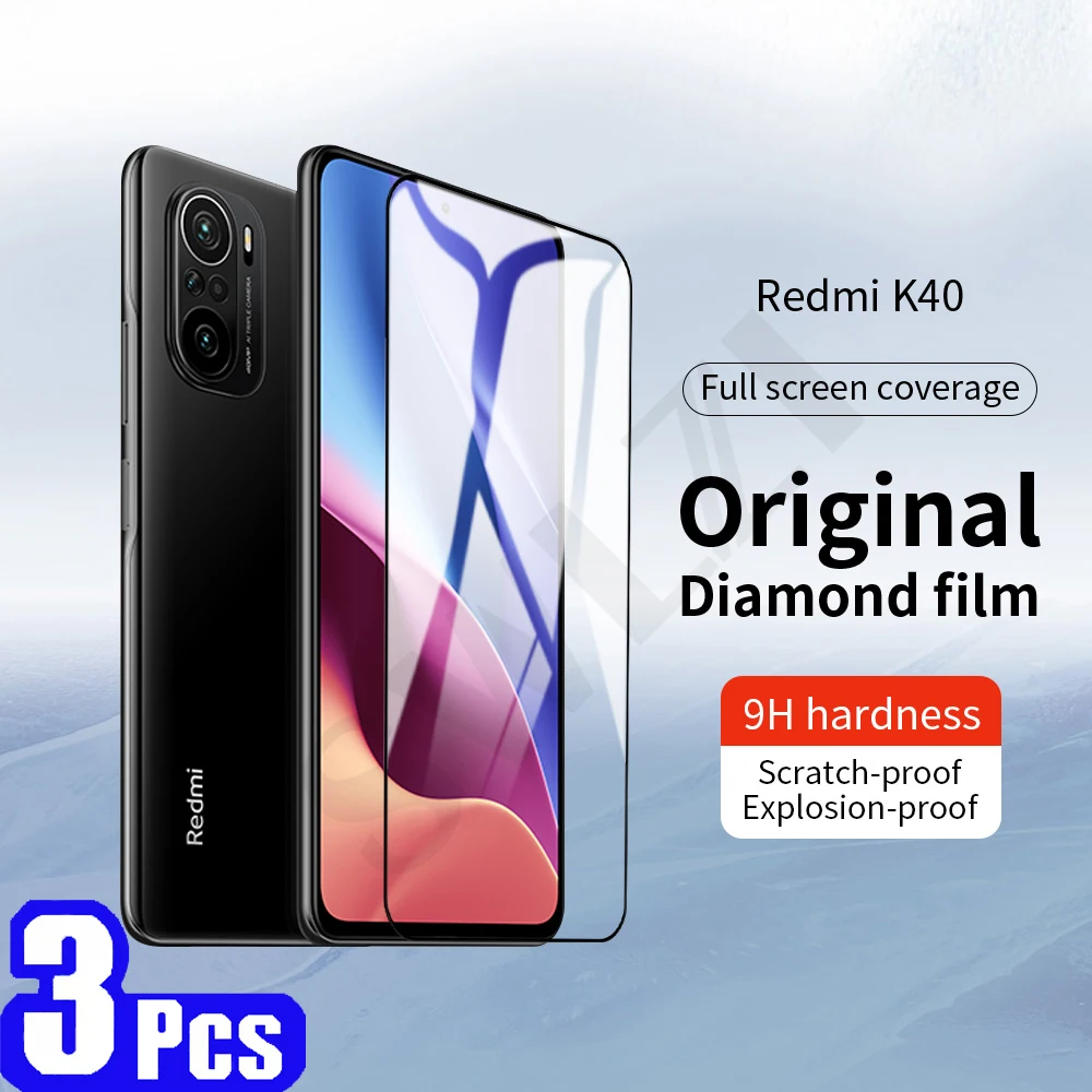 

3/5Pcs protective film for Redmi K20 K30 Ultra K30i K30S K40 note 10 10s pro max plus 10X 4G 5G tempered glass screen protector