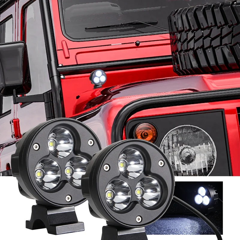

LED Motorcycle Spotlight Fog Lights 6000K Ultra-Bright Ultra-Long Range Suburban Driving Spotlights