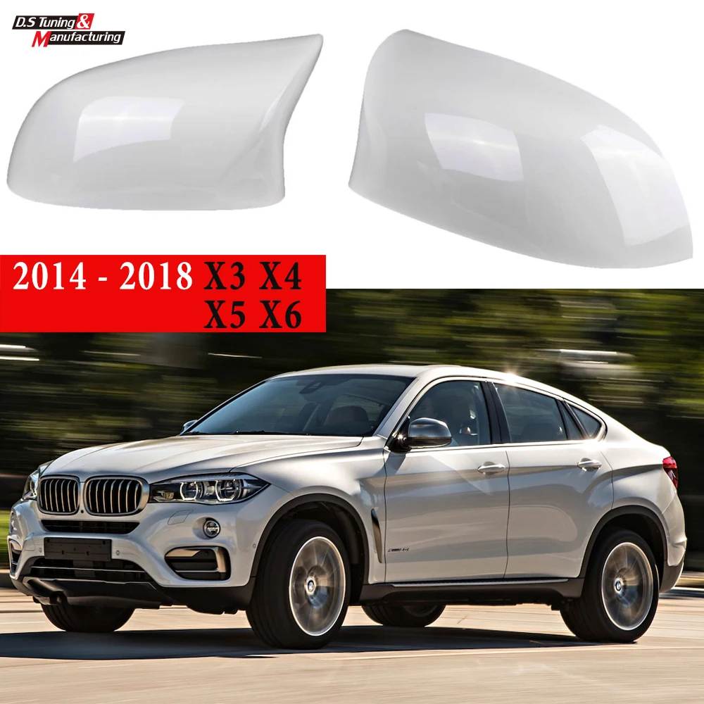 Для BMW X3 X4 X5 X6 2014-2018 зеркальные крышки Сменные для дверного зеркала F25 F26 F15 F16 |